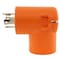 Ac Works Plug Adapter, 14-30R, L14-30P, 14-30P, 0 ft., Orange ADL14301430 - alternate 2